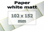 Paper-Labels, white matt 102x152mm (500 pcs.)